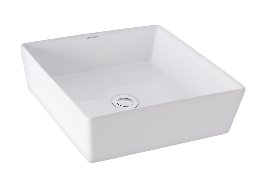 VENEZIA Square Counter Top Basin - WHITE 380mm JBSV038